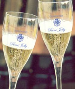 2 coupes de champagne